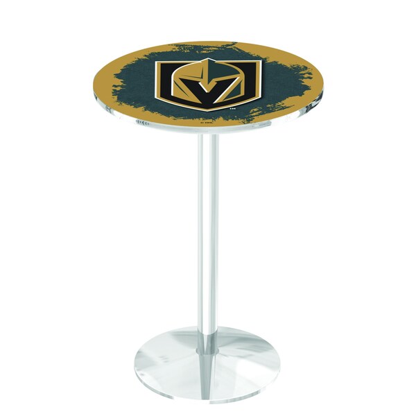 42" Chrome Vegas Golden Knights Pub Table